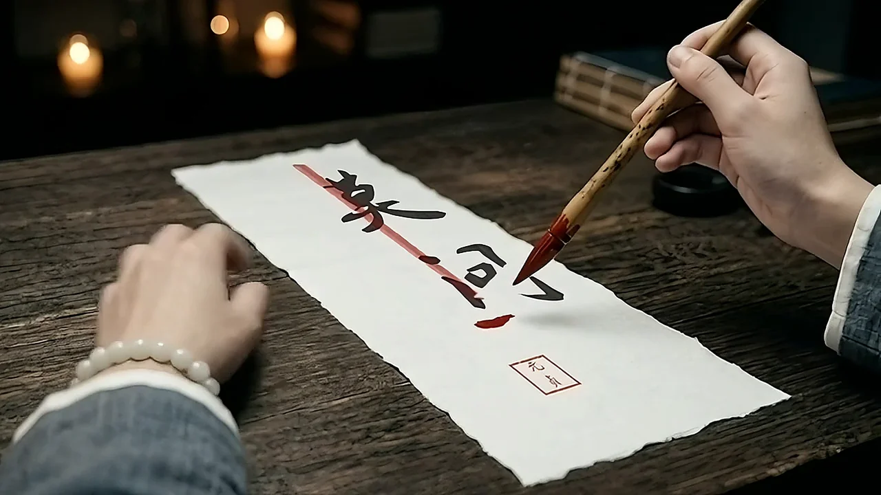 Calligraphy Mountain Realm Shot 2 Keyframe